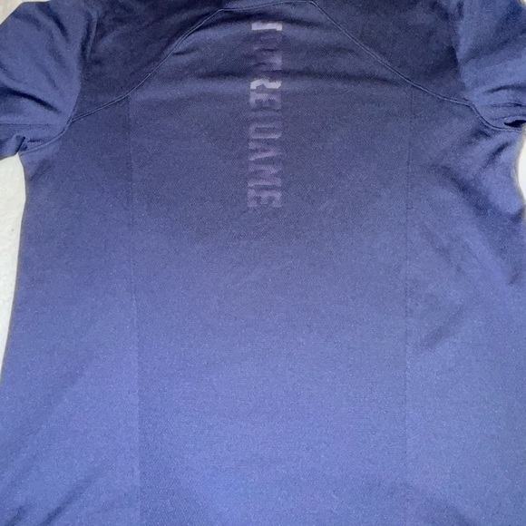 Under Armour women’s Navy Notre Dame Polo Shirt size M - Picture 6 of 6